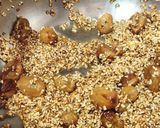 A picture of step 1 of Lapsi - Gujarati Traditional Sweet.
