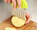 A picture of step 1 of Lemon Potatoes wedges.
