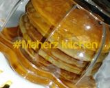A picture of step 12 of Pancakes with homemade caramel.