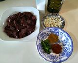 Foto del paso 1 de la receta: Hígado de cordero con toque marroquí