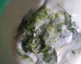 A picture of step 3 of Chilli Coriander Raita.