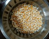 A picture of step 1 of Spicy Corn Chaat.