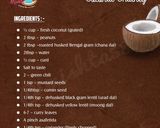 A picture of step 1 of Coconut chutney.