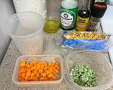 A picture of step 1 of 🍲Vegetable Fried Rice 🍲.