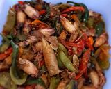 Foto langkah ke 4 dari resep Tumis Cumi Cabai Hijau.