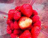 Foto del paso 1 de la receta: Batido de Frambuesa y fresas