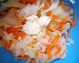 A picture of step 2 of Cucumber carrots salad.