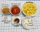 Foto langkah ke 1 dari resep Kentang balado teri medan+telur puyuh.