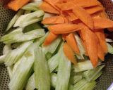 A picture of step 2 of Beef with Celery.