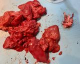A picture of step 1 of Chicken liver pate.