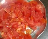 A picture of step 2 of Methi bhaji.