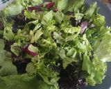 A picture of step 2 of Fresh seasonal salad with French dressing.