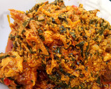 A picture of step 5 of Miyar Egusi.