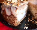 Foto del paso 7 de la receta: Tarta de requesón con dulce de leche y nueces fit