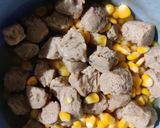 A picture of step 1 of Soyabean Corn Masala.
