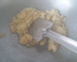 A picture of step 1 of Falahari halwa paratha with makhane ka raita.