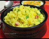 A picture of step 9 of Manipuri style Khichadi.