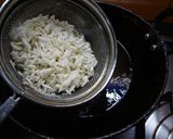 A picture of step 2 of Beaten rice/Poha laddu:.