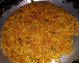 A picture of step 2 of Maggi pizza.