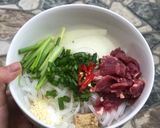 Hình bước làm 4 của món Phở bò tái