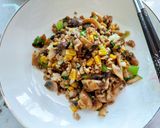 蔥香蘑菇肉末的食譜步驟2照片