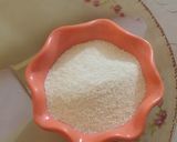 A picture of step 1 of Chhena poda Orissa dish.