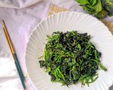 Foto langkah ke 4 dari resep 247. Sigeumchi Namul (Spinach Korean Side Dish 5 menit).