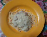 Foto langkah ke 5 dari resep Spaghetti carbonara sederhana.