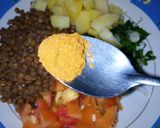 A picture of step 2 of Alu Kali dal chat.