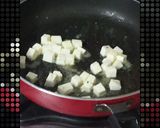 A picture of step 1 of Paneer corn salad.