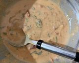 A picture of step 1 of Besan bite.
