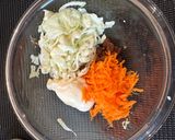 A picture of step 2 of Quick and simple coleslaw - perfect 🥰.