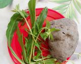 Hình bước làm 1 của món Canh Khoai Mỡ Nấu Tôm Tươi