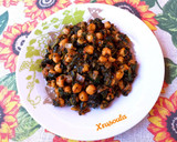 Φωτογραφία βήματος 3 της συνταγής 💖 Espinacas con garbanzos (για διαβητικούς)