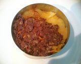 Foto del paso 5 de la receta Tartar de Morcilla, manzana caramelizada y patatas