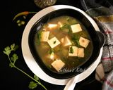 A picture of step 8 of Lemony Cucumber Tofu Soup.