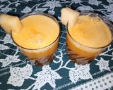 A picture of step 2 of Cantaloupe Cocktail.