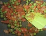 A picture of step 2 of Paneer bhurji.