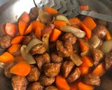 A picture of step 5 of Soy meat and Oyster sauce stir-fry.