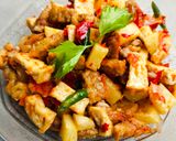 Foto langkah ke 5 dari resep Sambal Tahu tempe kentang.