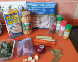 Foto del paso 1 de la receta: Potaje del mar con garbanzos y espinacas