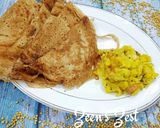 A picture of step 5 of Yellow Sorghum/Jowar Dosas.