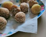Foto langkah ke 5 dari resep Onde2 isi kacang ijo.