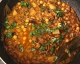 A picture of step 5 of Mutton Keema Ghugni (Dried Peas Curry with Mutton Mince - Bong style).