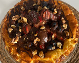 Foto del paso 7 de la receta: Tarta de queso con frutos rojos y cobertura de chocolate 🍫🍓 (con erititrol y sin lactosa)