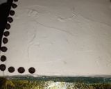A picture of step 7 of Malai white choco crepe cake.