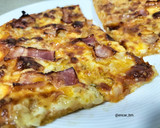 Foto del paso 8 de la receta: Pizza con bacon y cebolla frita al orégano