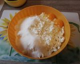Túrós mazsolás rétes réteslapból recept fázis 2 fotója