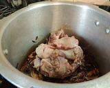 A picture of step 4 of Mutton Korma..