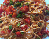 Foto del paso 6 de la receta: Spaguetti al pomodoro a mi estilo!